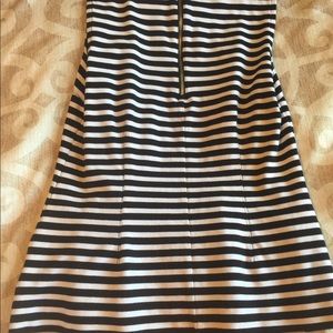 Black and white striped tank top